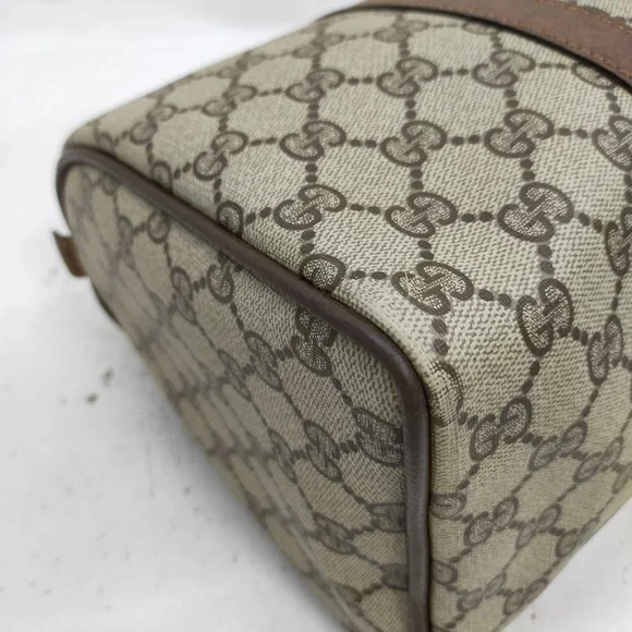 Gucci Brown and Cream Satchel with Iconic Monogram - Picture 6 of 9